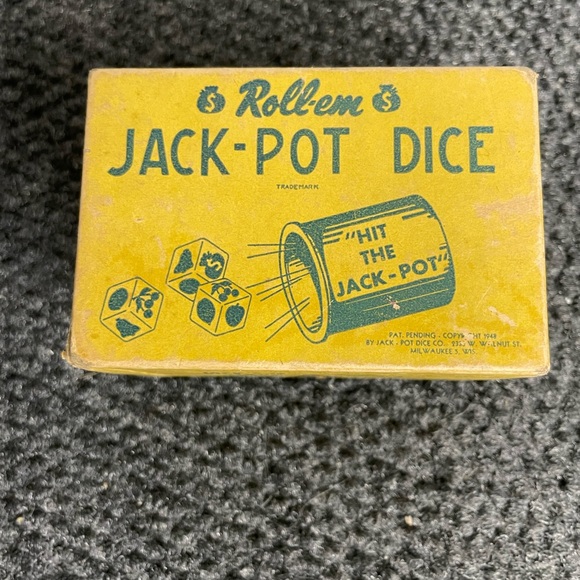 1948 Roll-em Jack-Pot Dice Game - Picture 1 of 7